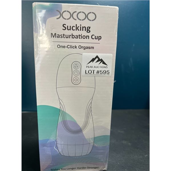 Lot of 1 Vibrating Sex Toy for Men w/ Sucking & Vibration