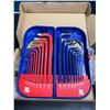 Image 1 : Lot of 1 WorkPro 18pc Long Arm Hex Key Tool Set