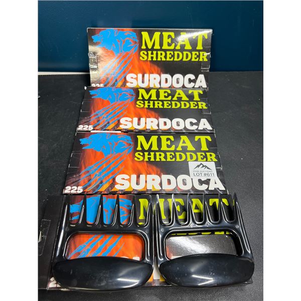 Lot of 4 Meat Shredder Tools