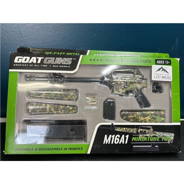 Lot of 1 Goat Guns M16A1 Die-Cast Metal Toy Gun Kit