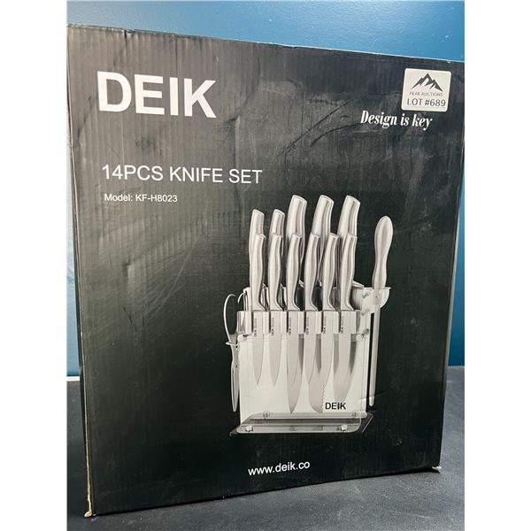 Lot of 1 14PC Kitchen Knife Set