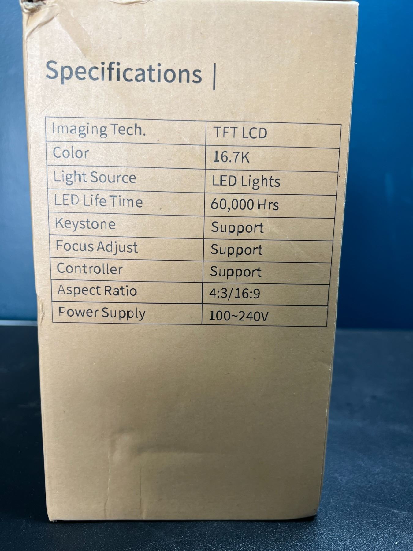 Lot of 1 Selvim LED HD Multimedia Projector