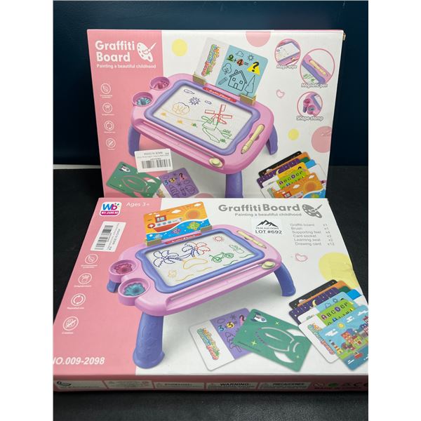 Lot of 2 Graffiti/Drawing Boards for Kids