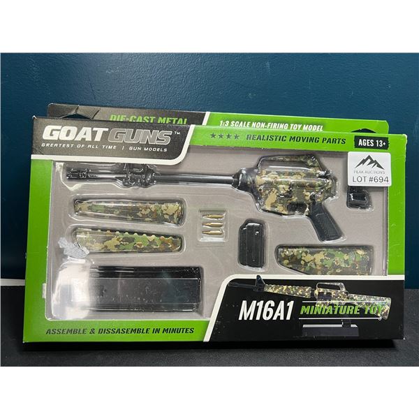 Lot of 1 Goat Guns M16A1 Die-Cast Metal Toy Gun Kit