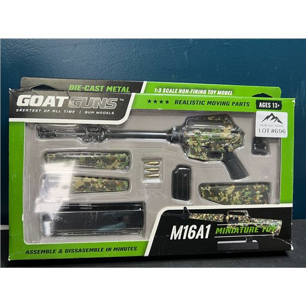 Lot of 1 Goat Guns M16A1 Die-Cast Metal Toy Gun Kit