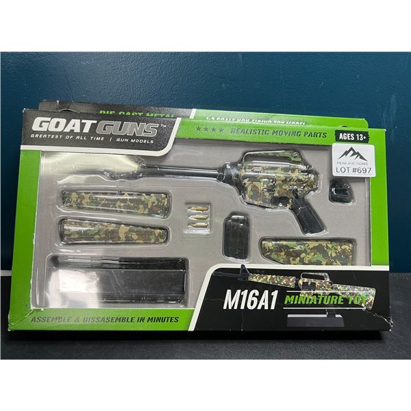 Lot of 1 Goat Guns M16A1 Die-Cast Metal Toy Gun Kit