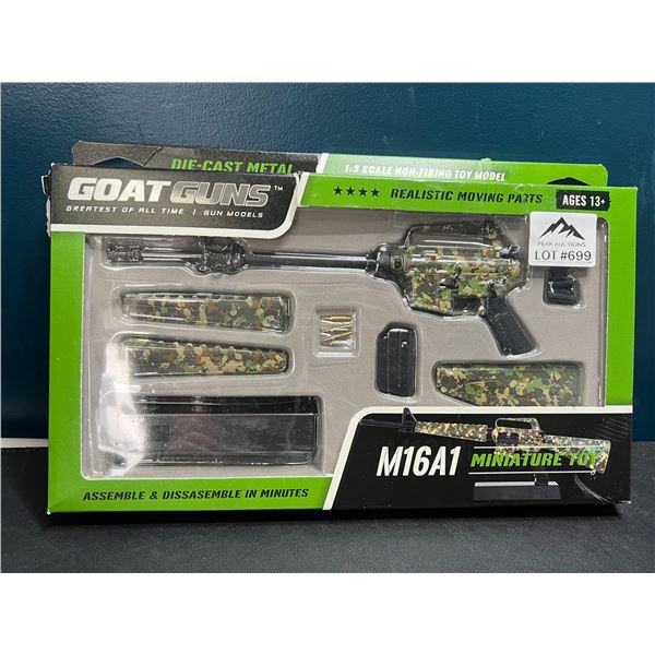 Lot of 1 Goat Guns M16A1 Die-Cast Metal Toy Gun Kit