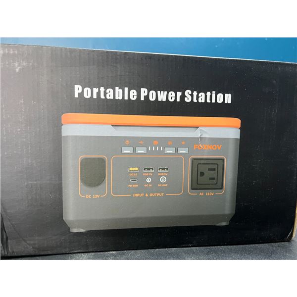 Lot of 1 FoxNov FX300 Portable Power Station Generator