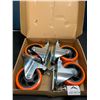 Image 1 : Lot of 4 Large Caster Wheels