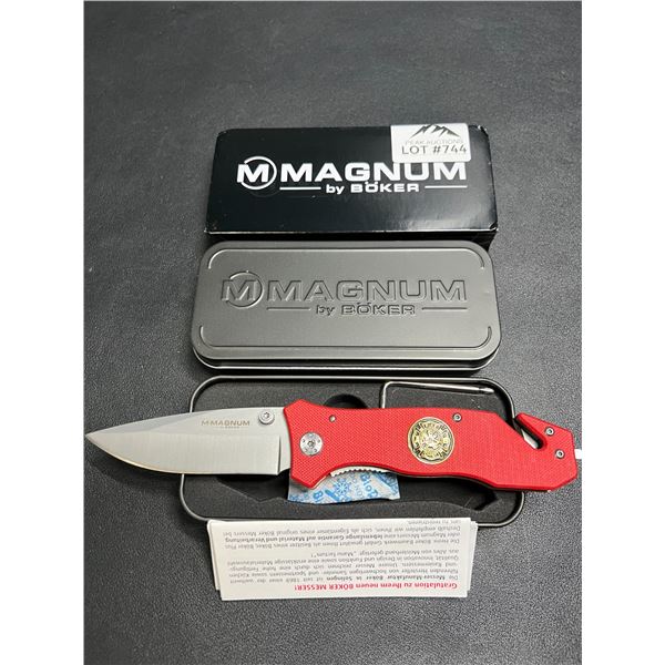 Lot of 1 Boker Magnum Fire Brigade Pocket Knife