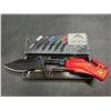 Image 1 : Lot of 1 Rescue Fire Fighter Folding Knife