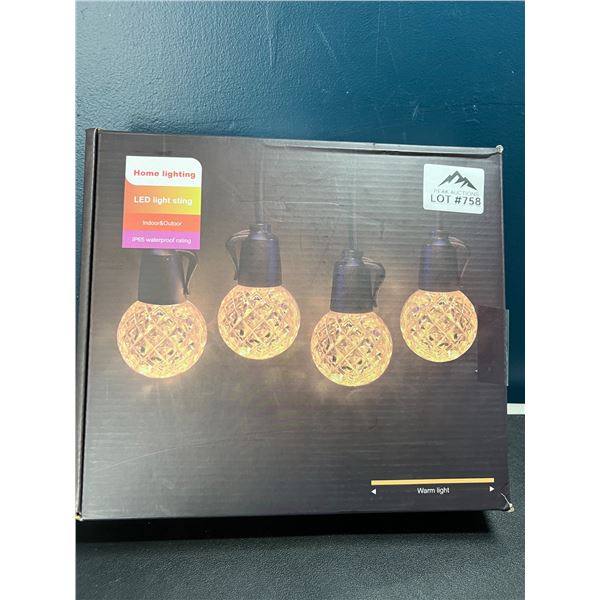 Lot of 1 LED Globe String Lights for Indoors/Outdoors