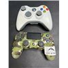 Image 1 : Lot of 1 Xbox 360 Controller & 1 Playstation 4 Controller (*Used)