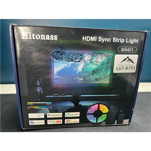 Lot of 1 HDMI Sync LED Strip Light Kit for Tv's