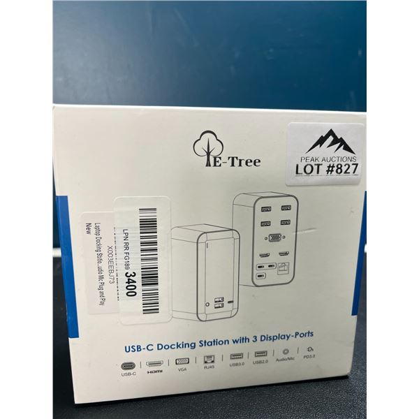 Lot of 1 USB-C Docking Station