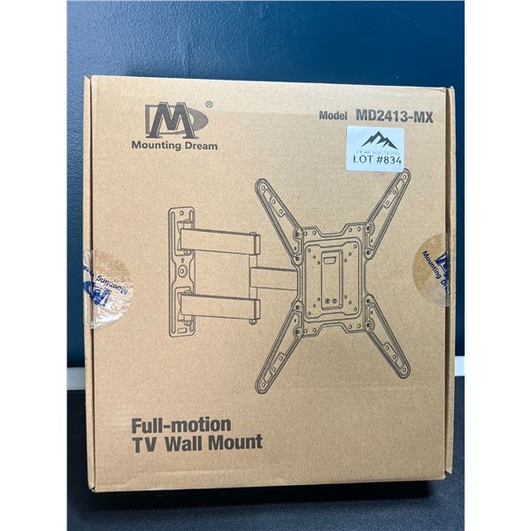 Lot of 1 Full-Motion TV Wall Mount for TV's 26"-55"