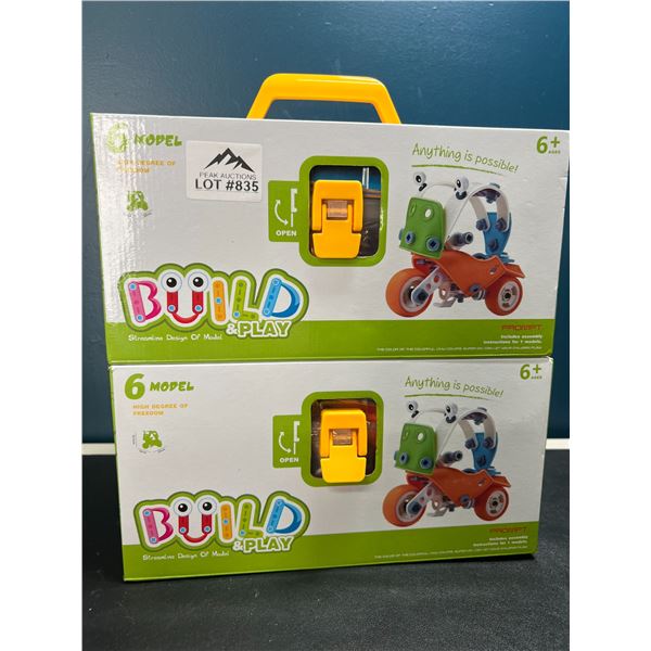 Lot of 2 Build & Play Stem Building Toy Sets