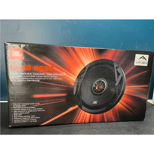 Lot of 1 JBL Club 65206-1/2 Coaxial Car Speaker