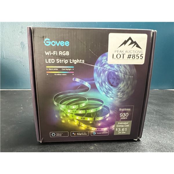 Lot of 1 Govee WiFi RGB Smart LED Strip Lights (32.8FT)