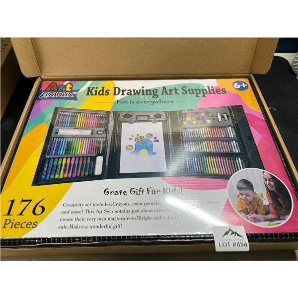 Lot of 1 Kids Drawing/Art Supply Set (176 PCS)