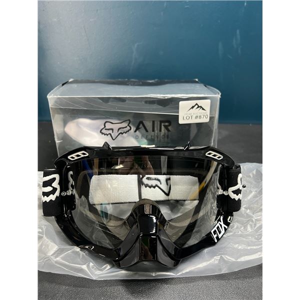 Lot of 1 FOX Air Defence Performance Ski/Snowboarding Goggles