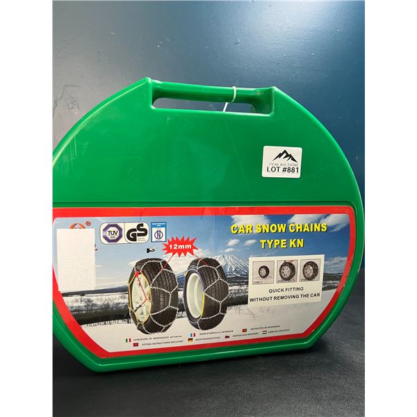 Lot of Car Snow Tire Chains