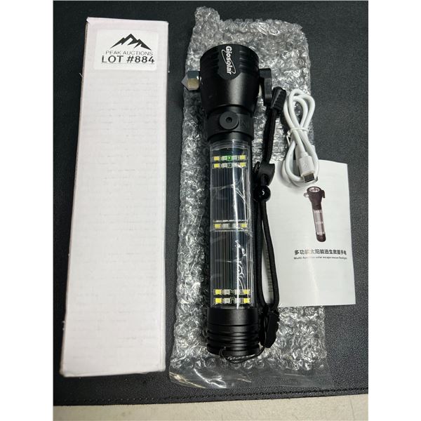 Lot of 1 Solar Powered Flashlight