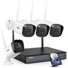 Image 1 : Lot of 1 ANKE WS300 3MP Wireless Camera System - Weatherproof & 100FT Night Vision