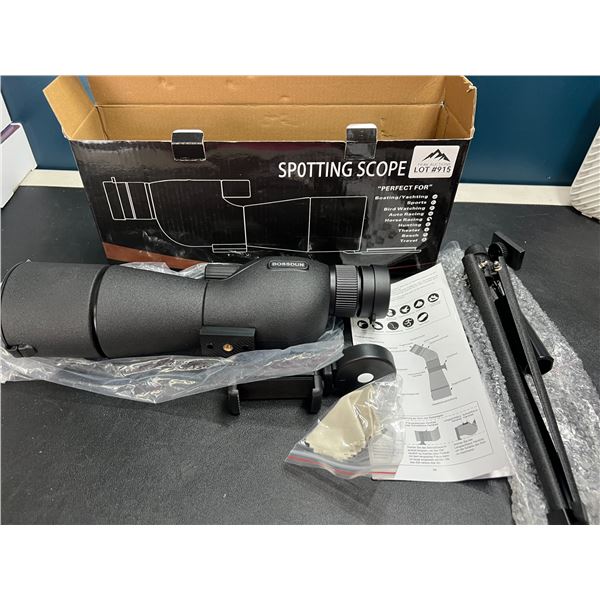 Lot of 1 Bossdun Spotting Scope w/ Tripod Stand & Carrying Bag