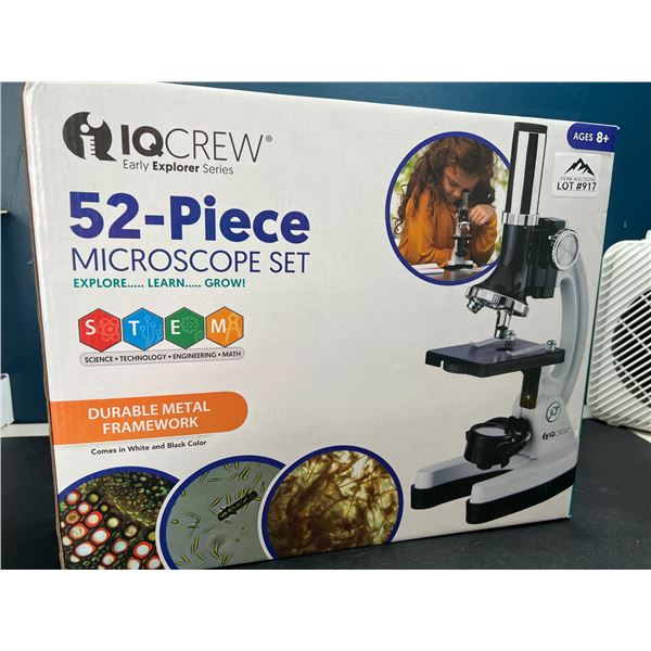 Lot of 1 IQCrew 52-Piece Microscope Set