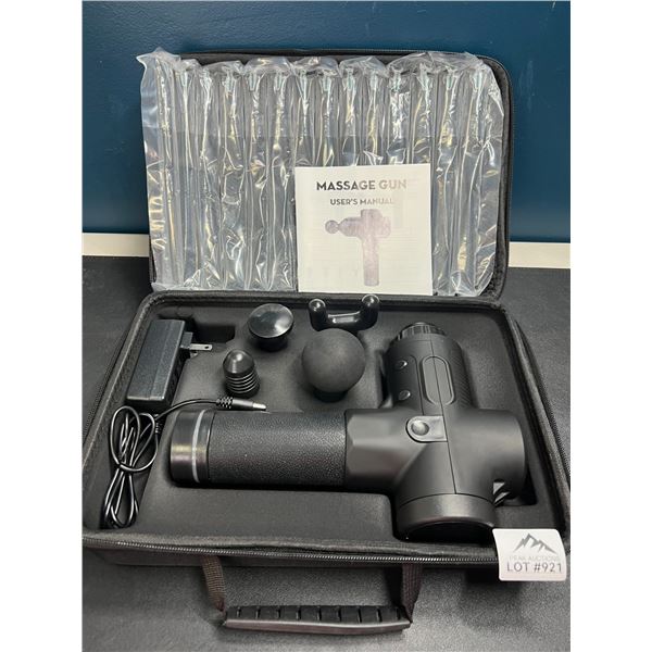 Lot of 1 Handheld Deep Tissue Portable/Rechargeable Massage Gun