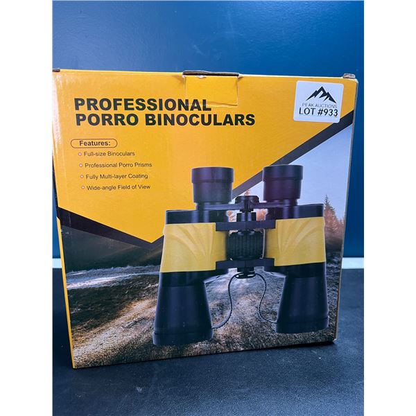 Lot of 1 Professional Porro Binoculars w/ Carrying Bag