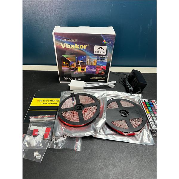 Lot of 1 LED Strip Light Kit w/ Remote Control - 32FT Length