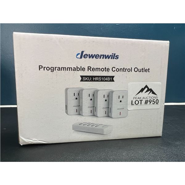 Lot of Programmable Remote Control Outlets (4pcs)