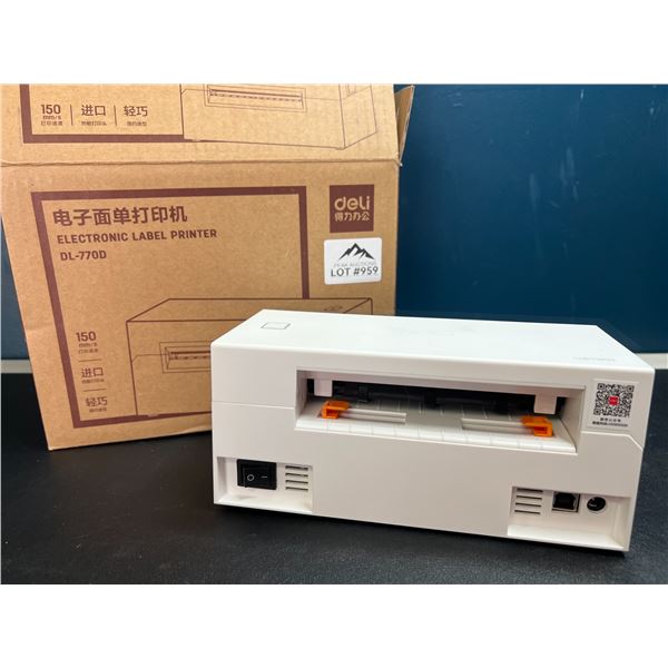 Lot of 1 Electronic Label Printer