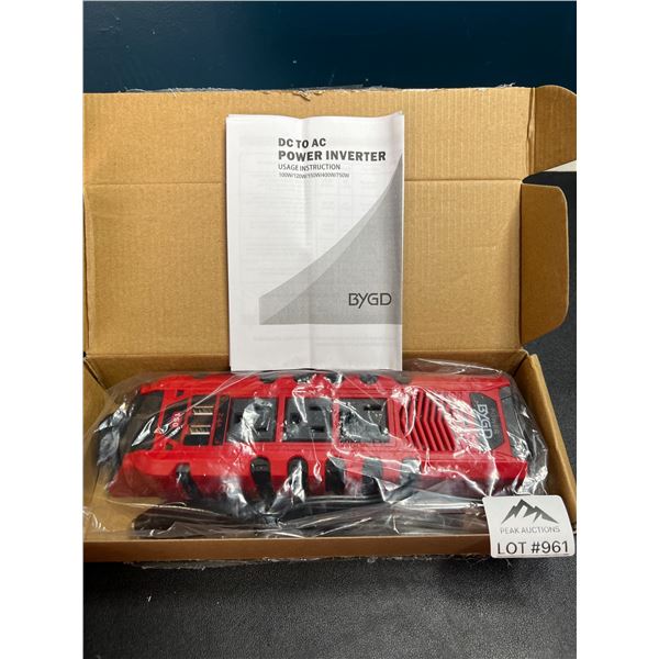 Lot of 1 DC to AC Portable Power Inverter