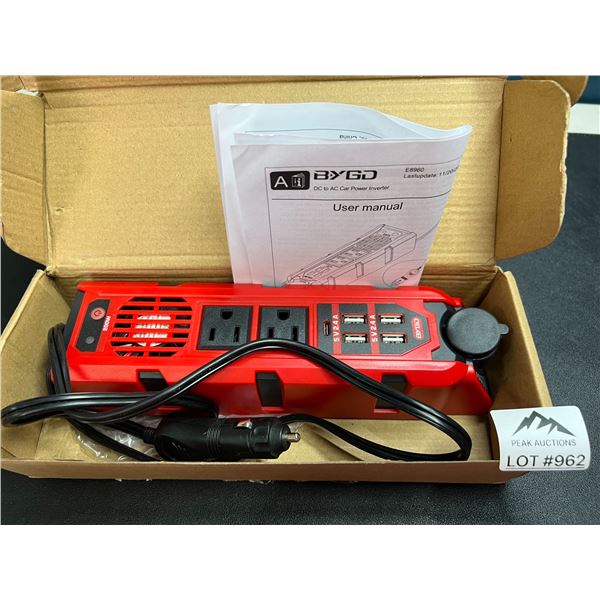 Lot of 1 Portable Car Power Inverter - 200W