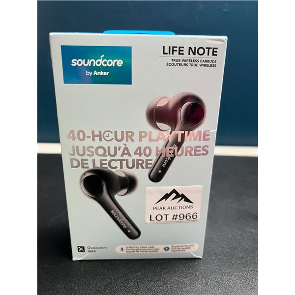 Lot of 1 Soundcore by Anker True Wireless Earbuds w/ 40Hour Playtime