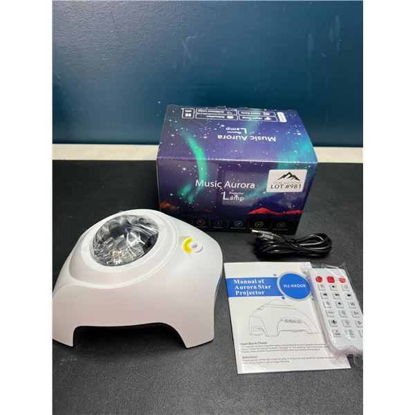 Lot of 1 Star Projector/Galaxy Light w/ Remote Control