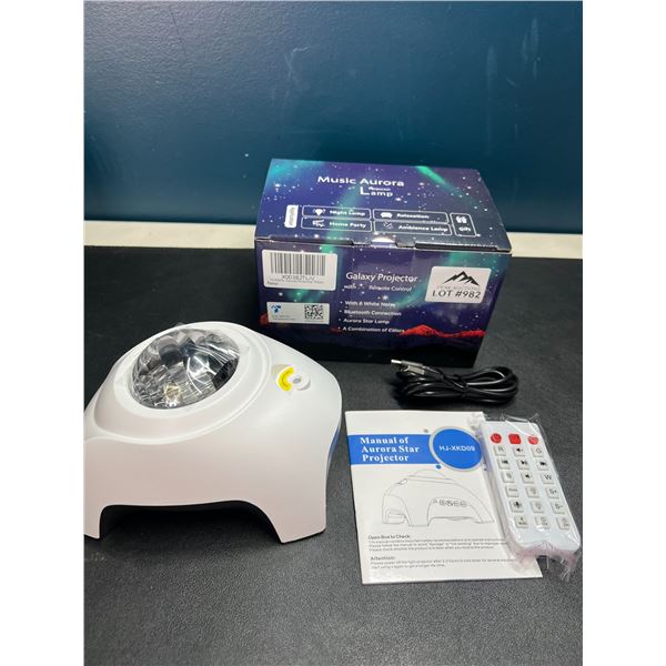 Lot of 1 Star Projector/Galaxy Light w/ Remote Control