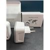Image 2 : Lot of 2 Packs of European Travel Adapters (2 per box - 4 total)