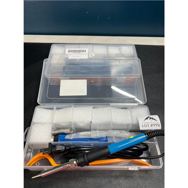 Lot of 2 Soldering Iron Kits