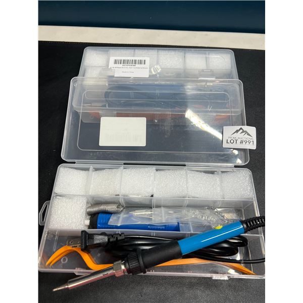 Lot of 2 Soldering Iron Kits