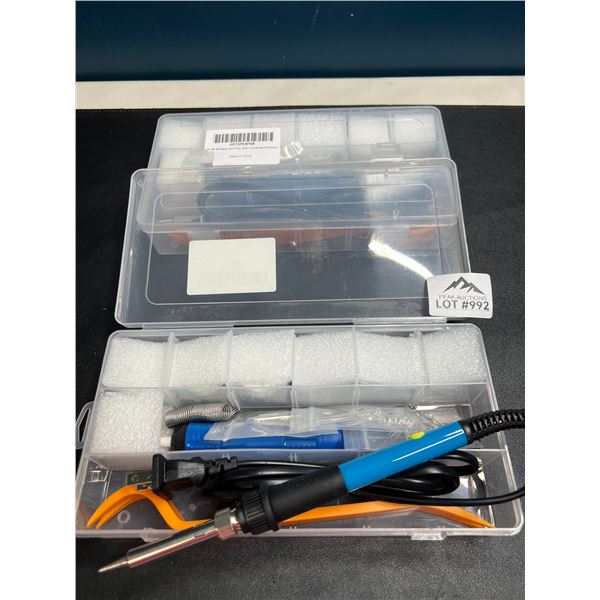 Lot of 2 Soldering Iron Kits