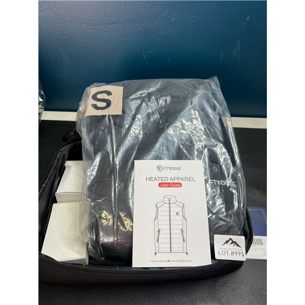 Lot of 1 Heated Vest for Men/Women (Size Small) w/ Powerbank