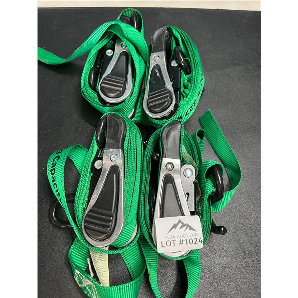Lot of 4 Ratchet Straps
