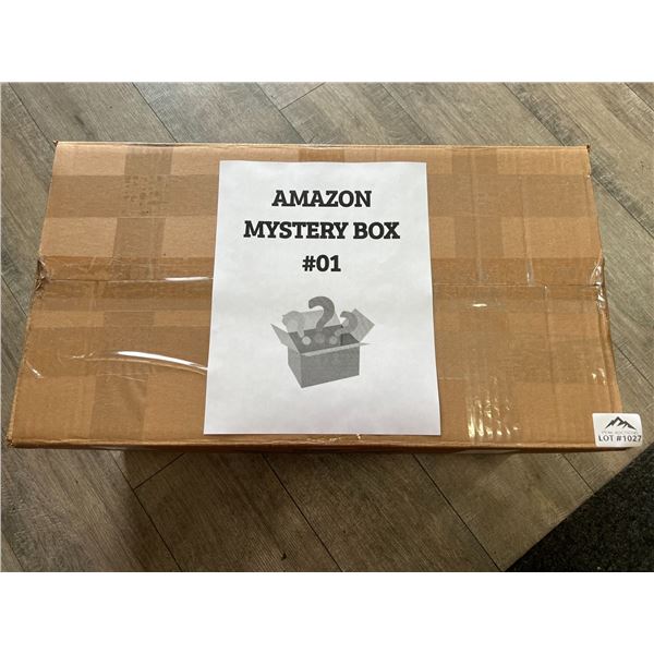 Lot of 1 AMAZON MYSTERY BOX!!! - Packed FULL of Assorted Amazon Items! (22 inch x 11 inch box size)