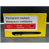 Image 1 : Permanent Markers-Fine Tip (12 qty)