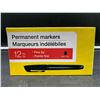 Image 1 : Permanent Markers-Fine Tip (12 qty)