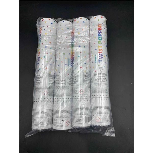 Twist Confetti Poppers (4ct)